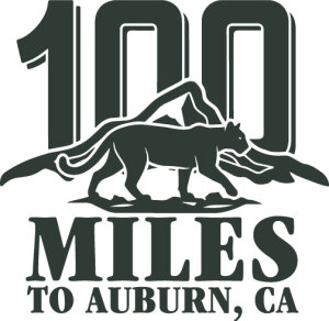 100 miles to Auburn logo