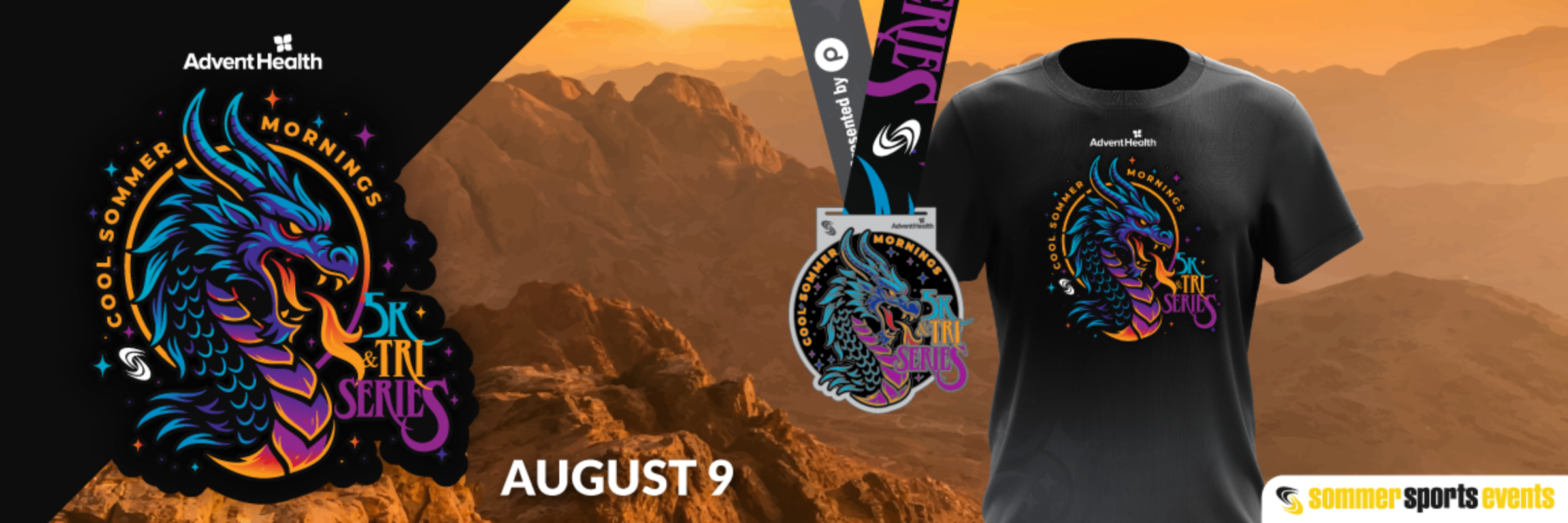 AdventHealth Cool Sommer Mornings Triathlon\Duathlon\5K Series #3