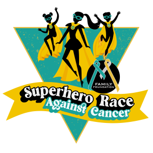 M Family Foundation's 2026 Superhero Race Against Cancer 5K logo