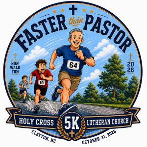 Faster Than Pastor 5k logo