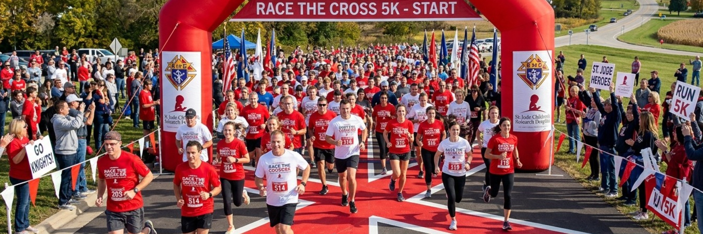 Mattoon Knights of Columbus Race the Cross