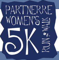 PartnerRe Women's 5k Run and Walk logo