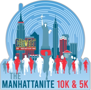 The Manhattanite 10K and 5K logo