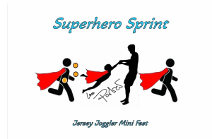 Superhero Sprint Flag Day logo