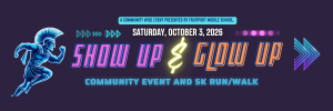Show Up & Glow Up 5K logo