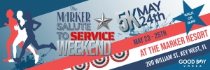 Salute to Service presented by The Marker Resort logo