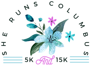 She Runs Columbus 15K & 5K logo