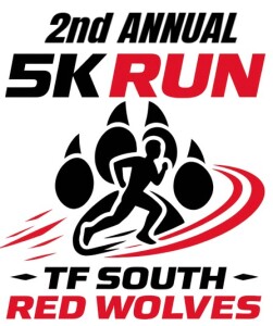 2nd Annual Red Wolves on the Run 5K logo