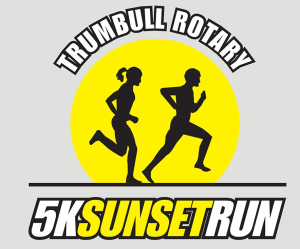 The Trumbull Rotary Sunset 5k Run & Walk logo