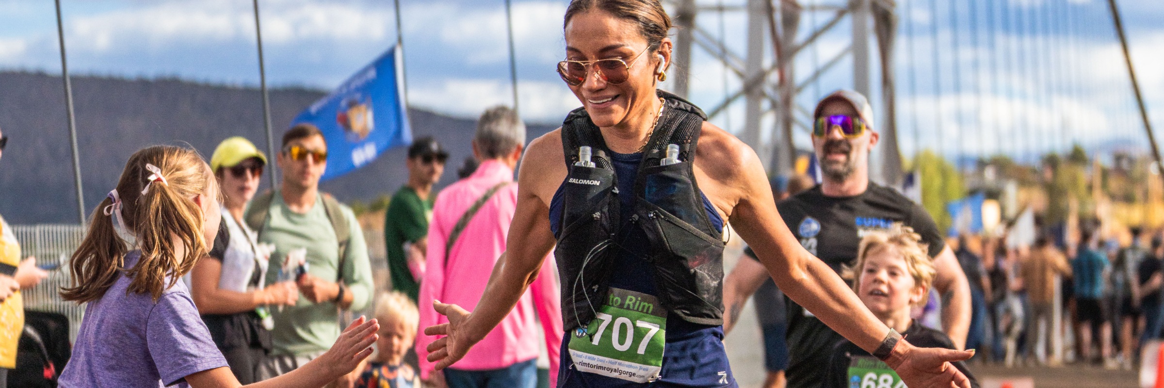 Rim to Rim Royal Gorge Races: 5K Road Run, Trail 8 Mile, Trail Half Marathon