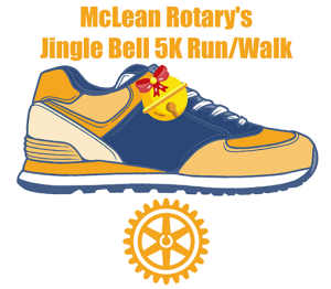 McLean Rotary's Jingle Bell 5K Run/Walk logo