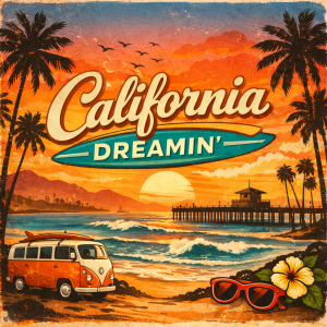Californian Dreamin 5K, 10K, & Half Marathon by Califlow Runs logo