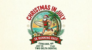 Christmas In July 5K Running Race logo