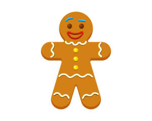The Gingerbread 5k logo