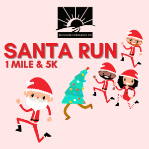 Santa Run 1 mile and 5k logo