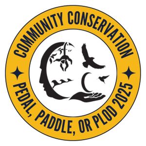 Pedal, Paddle, or Plod logo
