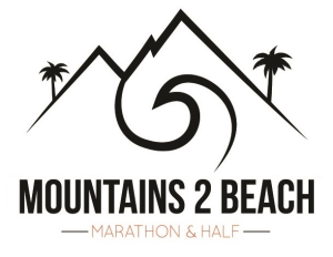Mountains 2 Beach Marathon and Half logo